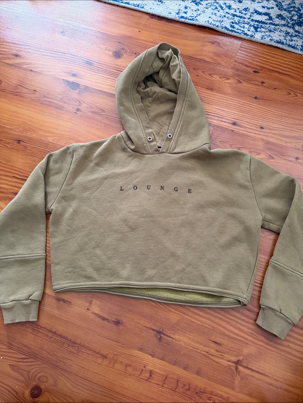 Lounge Cropped Hoodie